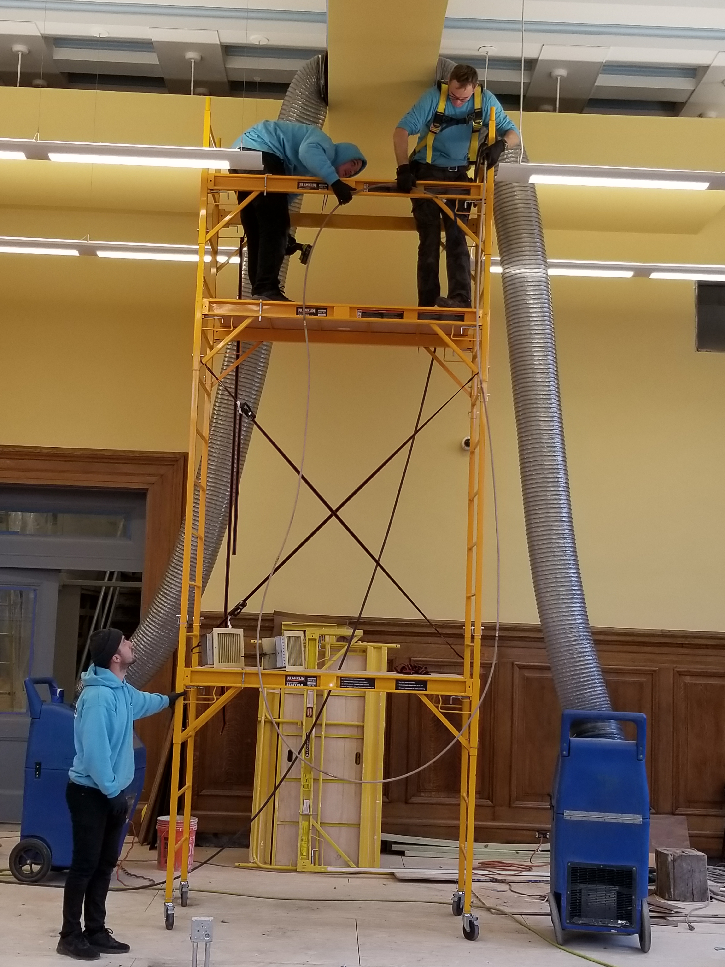 Post-Construction HVAC Cleaning Jersey City Public Library